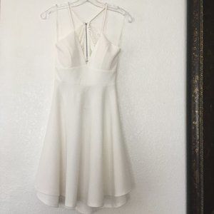 Olive Tree Medium Lace Stretchy A-Line Ivory Dress